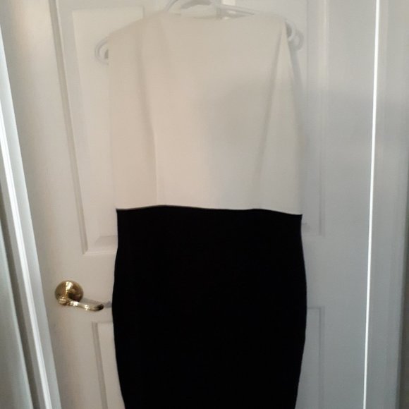 VfEmage Classy White & Black Dress - Picture 3 of 9